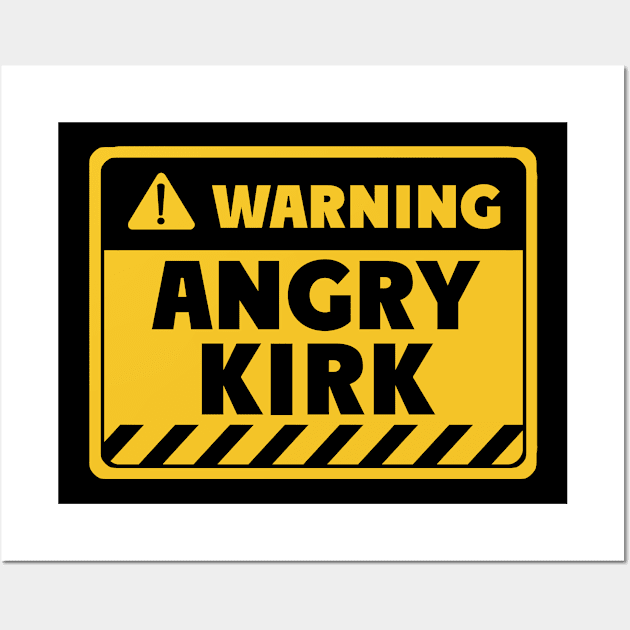 Angry Kirk Wall Art by EriEri